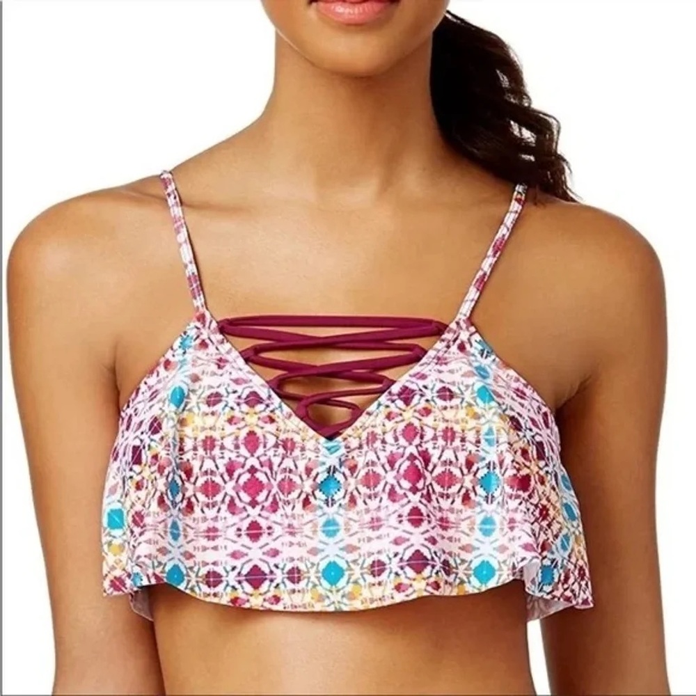 Hula Honey Multicolor Bikini Top